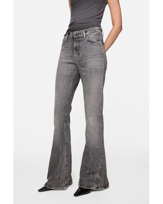 Acne Gray Fitted Jeans