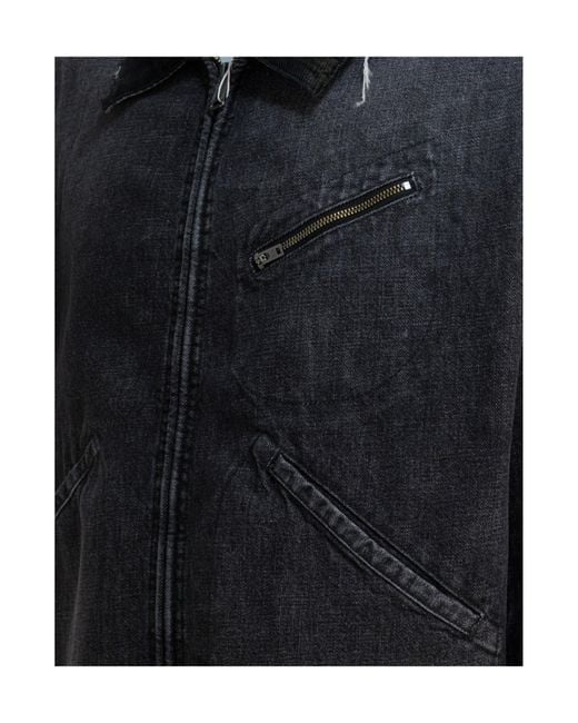 Maison Margiela Black Denim Jacket for men