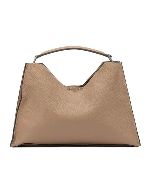 Gianni Chiarini Natural Top Handle Shoulder Bag