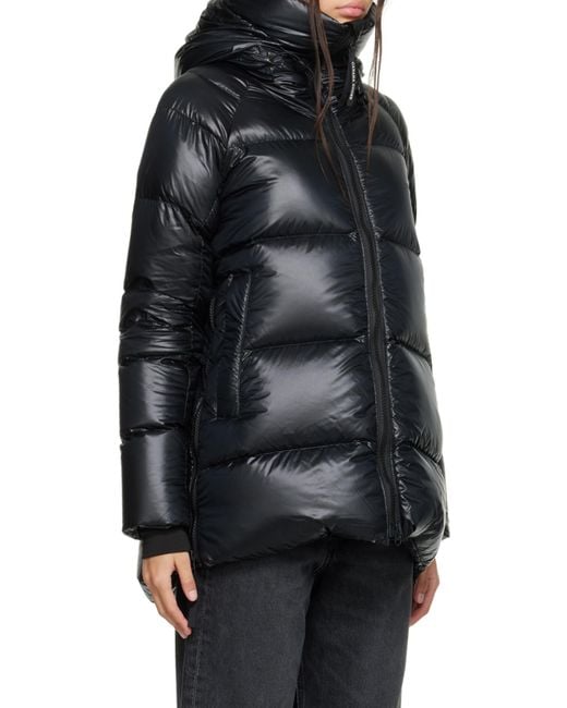 Canada Goose Black Cypress Puffer Hooded Jacket