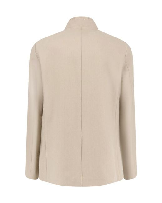 Loro Piana Natural Long-Sleeved Casual Jacket for men