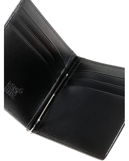Montblanc Black Double-Fold Wallet for men