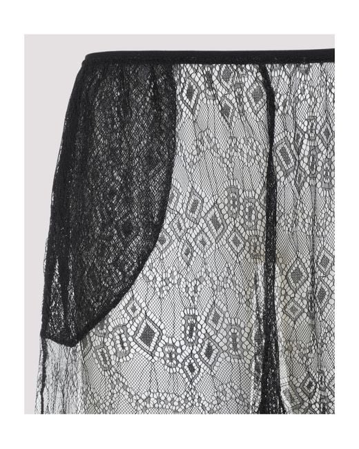 Frankie Shop Gray Orissa Lace Ballon Pants