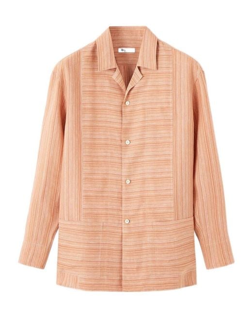 Loro Piana Pink Adney Shirt for men
