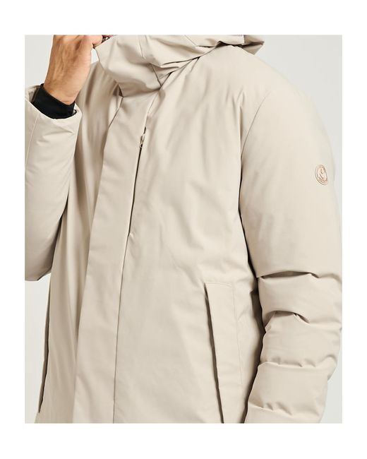 Save The Duck Natural Logo-Patch Padded Jacket for men