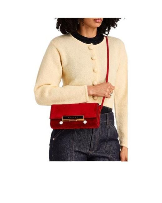 Marni Red Mediumsize Shoulder Bag