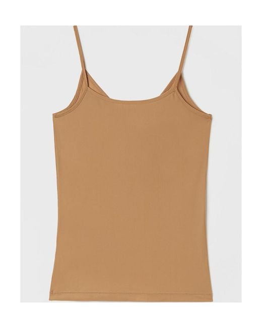 Jil Sander Brown Tank Top
