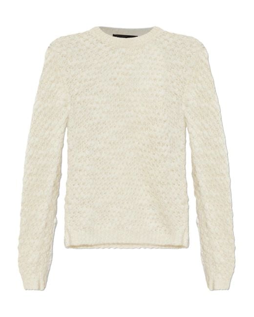 Fabiana Filippi White Long-Sleeved Sweater
