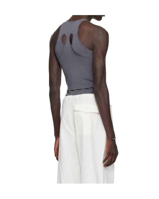 Dion Lee Multicolor Mobius Loop Cut-Out Tank Top for men