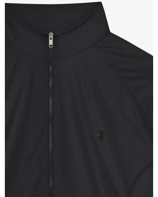 Givenchy Black Tracksuit Jacket With 4G Detail for men
