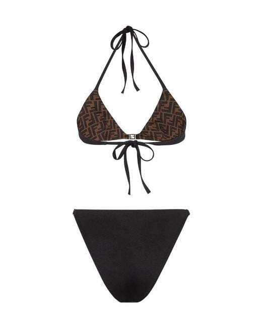 Fendi White Lycra Bikini