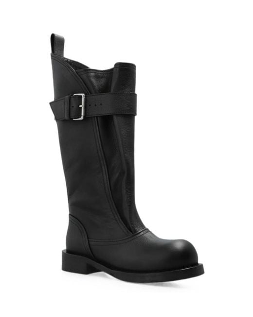 IRO Black Round-Toe Short Boots