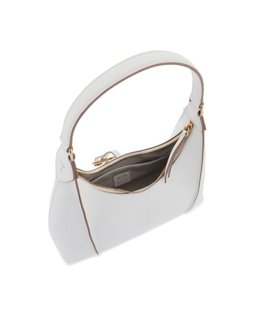 Tod's White Timeless Hobo Bag