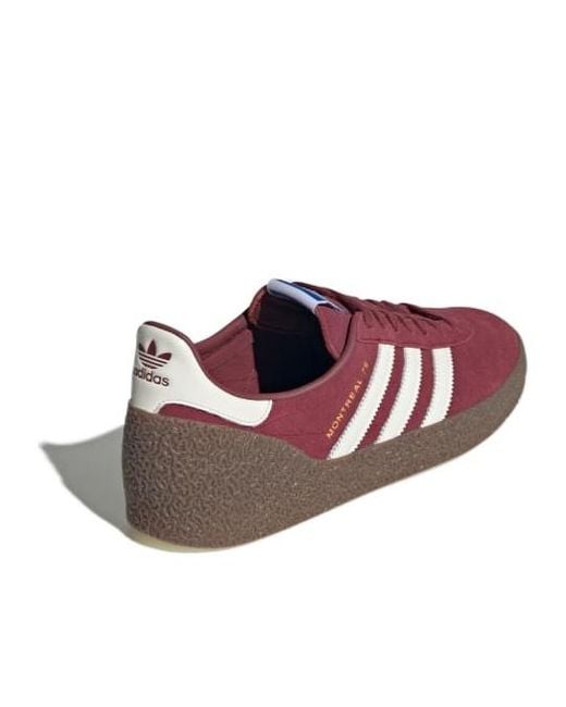 Adidas Originals Brown Montreal 76 Lace-Up Sneakers for men