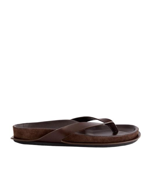 Jacquemus Brown The Tatanes Slip-On Sandals