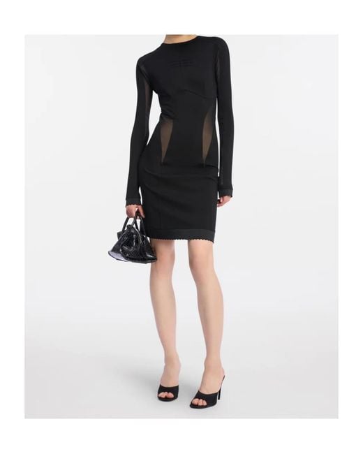 The Attico Black Mini Dress