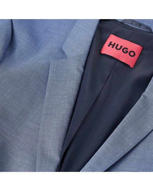Boss Blue Casual Suit Jacket for men
