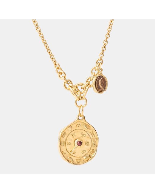Chloé White Coin Pendant Ld62
