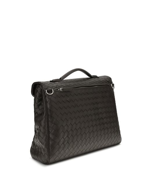 Bottega Veneta Black Archivist Briefcase for men