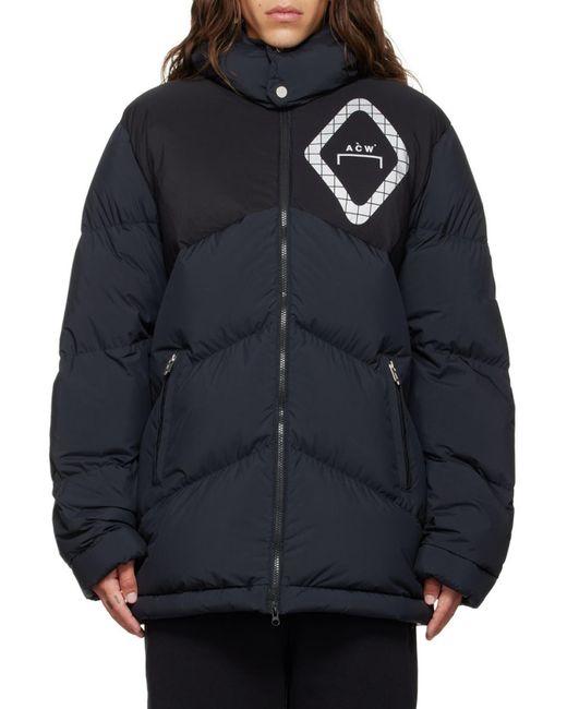 A_COLD_WALL* Blue Hooded Padded Jacket for men