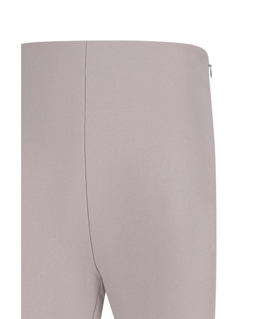 Jil Sander Gray Side-Zip Leggings