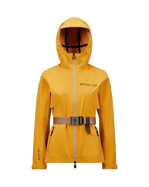 Moncler Yellow Fex Hooded Jacket