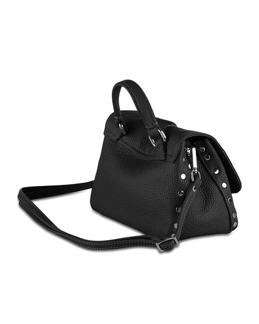 Zanellato Black Top Handle Shoulder Bag