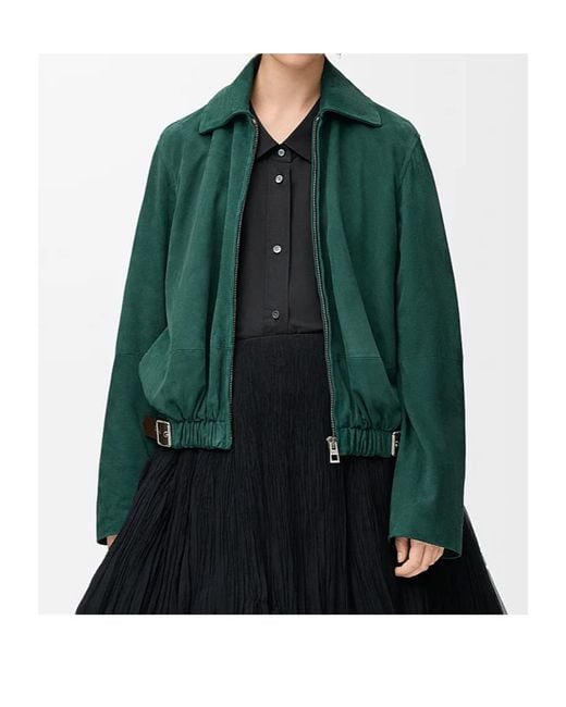 Loewe Green Belted Jacket
