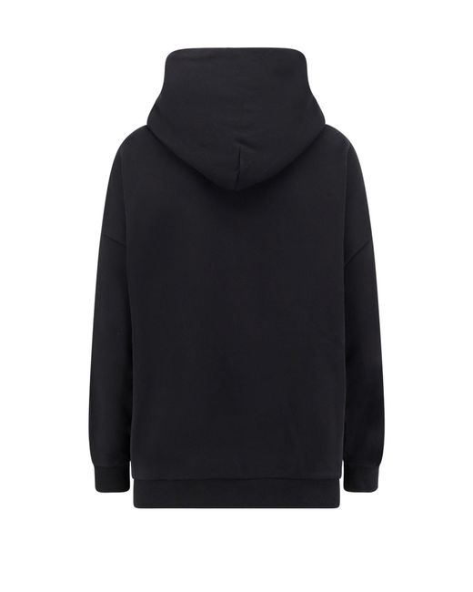 Givenchy Black Logo Printed Drawstring Hoodie