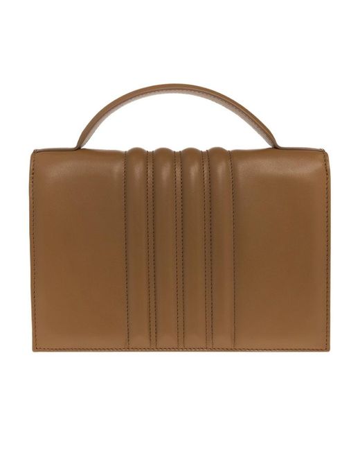 McQueen Brown Skull-Detail Tote Bag