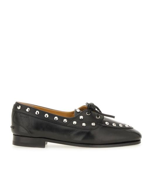 Bally Black Pathy Laced Loafers