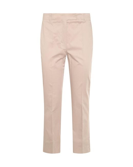 Max Mara Natural 'S Felice Cropped Flared Pants