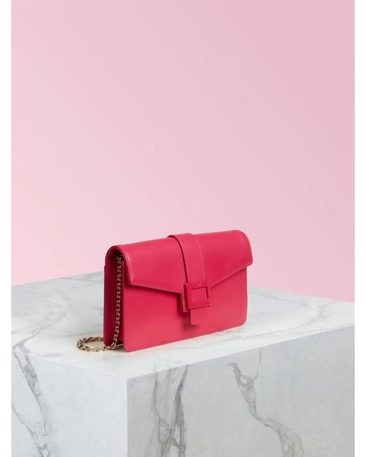 Roger Vivier Red Buckle Shoulder Bag
