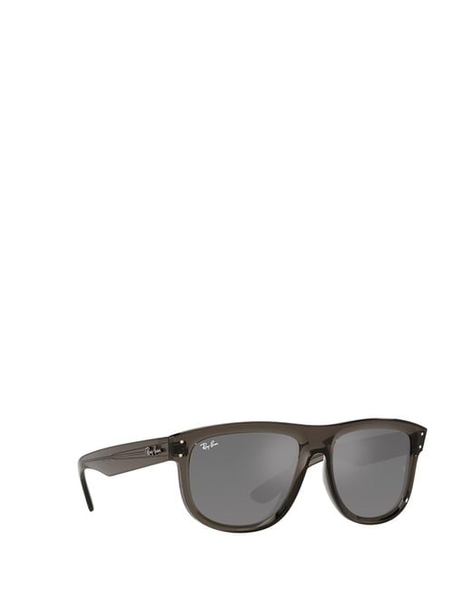 Ray-Ban Gray Boyfriend Reverse Square Frame Sunglasses for men