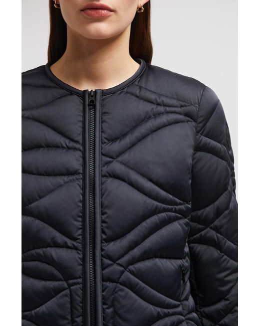 Moncler Blue Pyrope Short Down Jacket