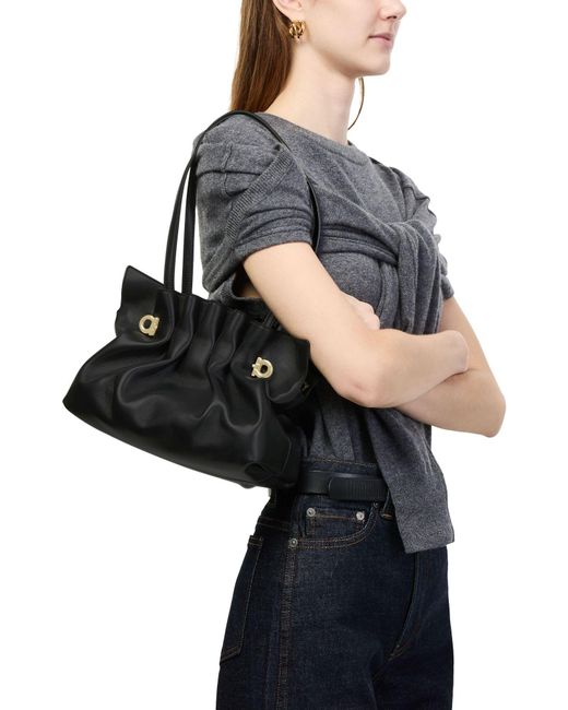 Ferragamo Black Ferragamo Soft-Bag