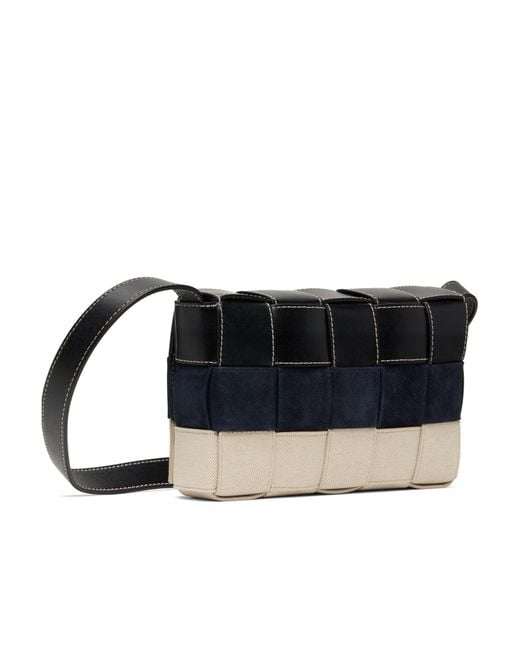 Bottega Veneta Blue Woven Shoulder Bag for men