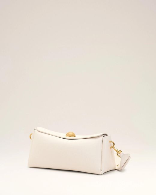 AMI Natural Logo Engraved Shoulder Bag for men