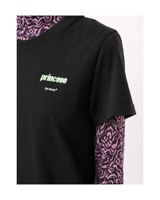 Off-White c/o Virgil Abloh Black Logo Printed T-Shirt
