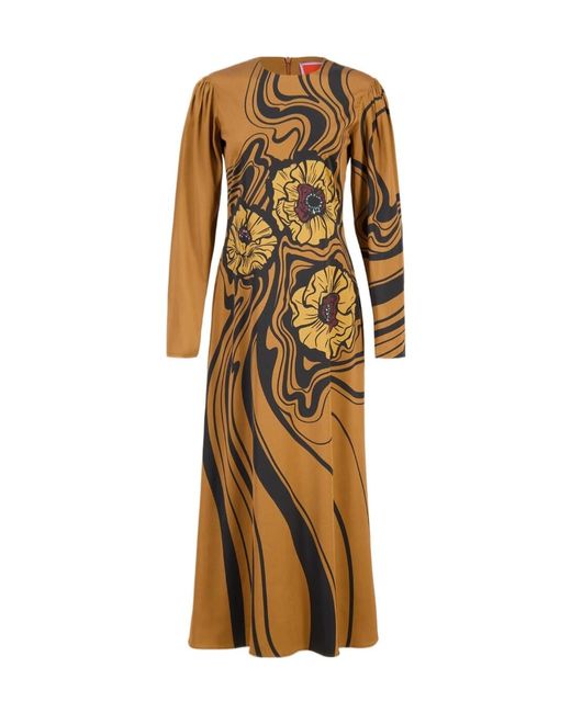 LaDoubleJ Metallic Clingy Swing Maxi Dress
