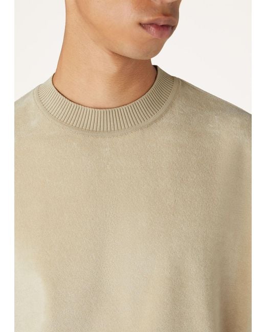 Loro Piana Natural Short-Sleeved T-Shirt for men