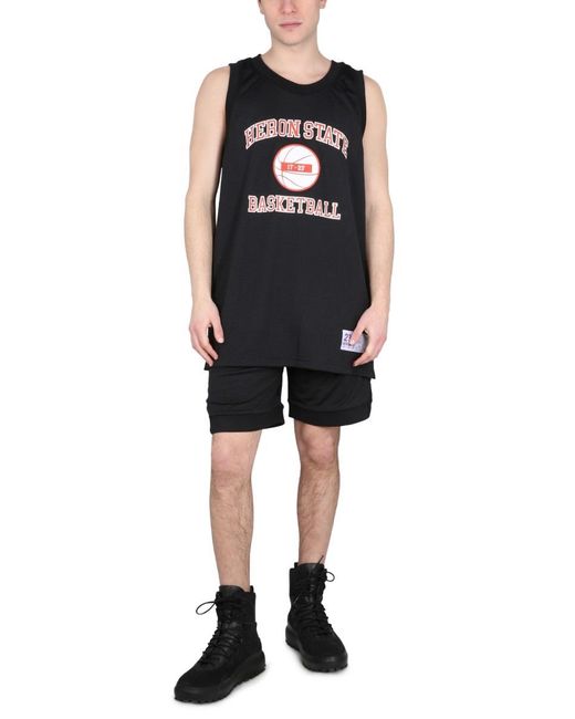 Heron Preston Black Logo Shorts for men