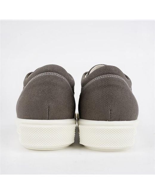 Rick Owens Black Low-Top Sneakers for men