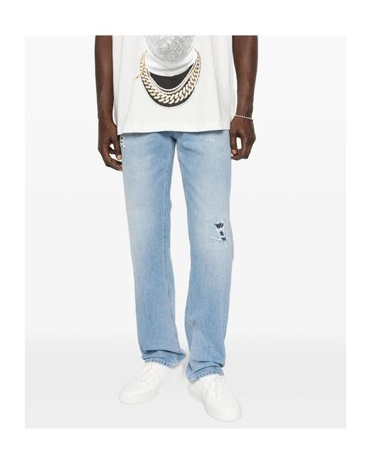 Dondup Blue Jeans With Belt Loops for men