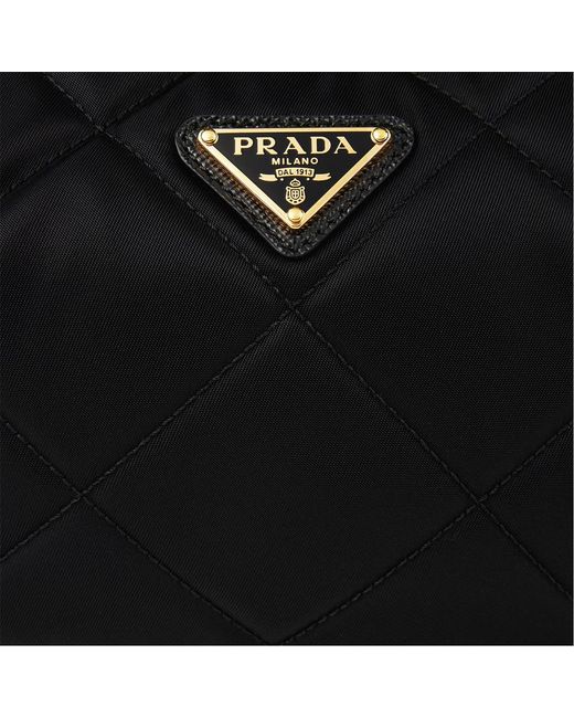 Prada Black Re-Edition 1995 Chaîne Re-Nylon Mini-Bag