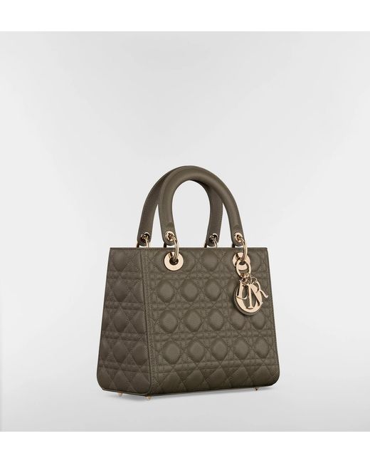 Dior Brown Medium Lady Bag