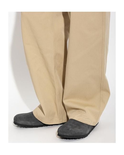 Birkenstock Black Flat Business-Casual Shoes for men