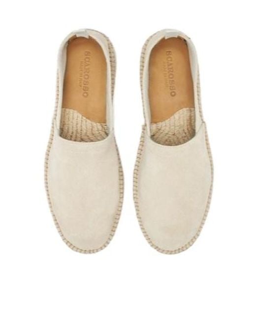 Scarosso Natural Pablo Round-Toe Espadrilles for men