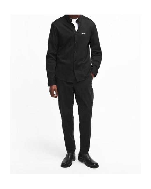 Boss Black Plain Shirt for men