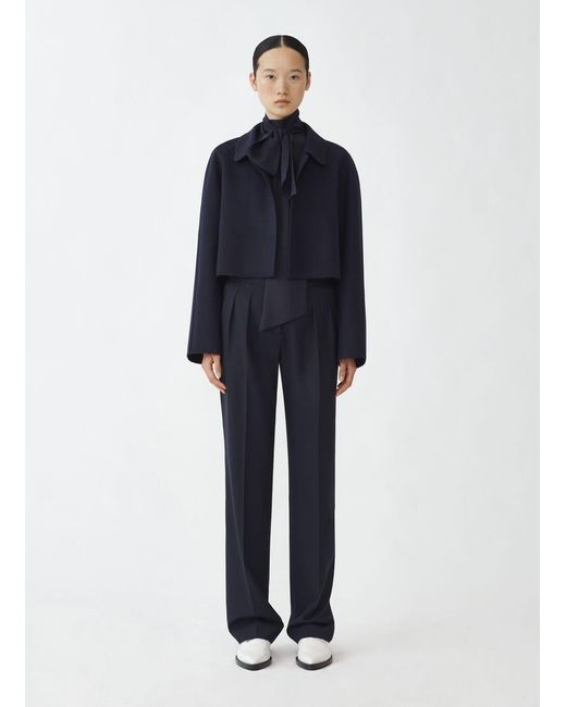 Fabiana Filippi Blue Straight-Leg Tailored Trousers